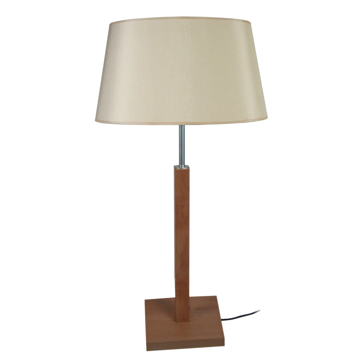 Tosel Hod lampada da tavolo legno naturale ecrù 30x54 cm