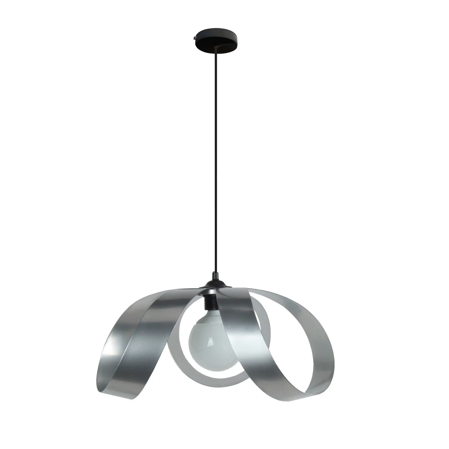 Tosel Erika sospensione metallo bianca D30 cm