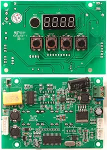 American DJ Flat Par CWWW9 Main PCB scheda madre
