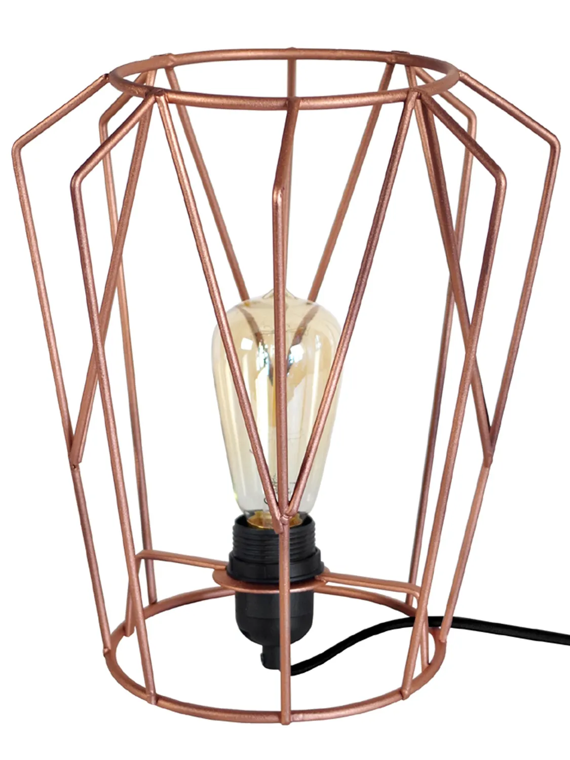 Tosel Olympia LT2 lampada da tavolo nera 25x29 cm metallo