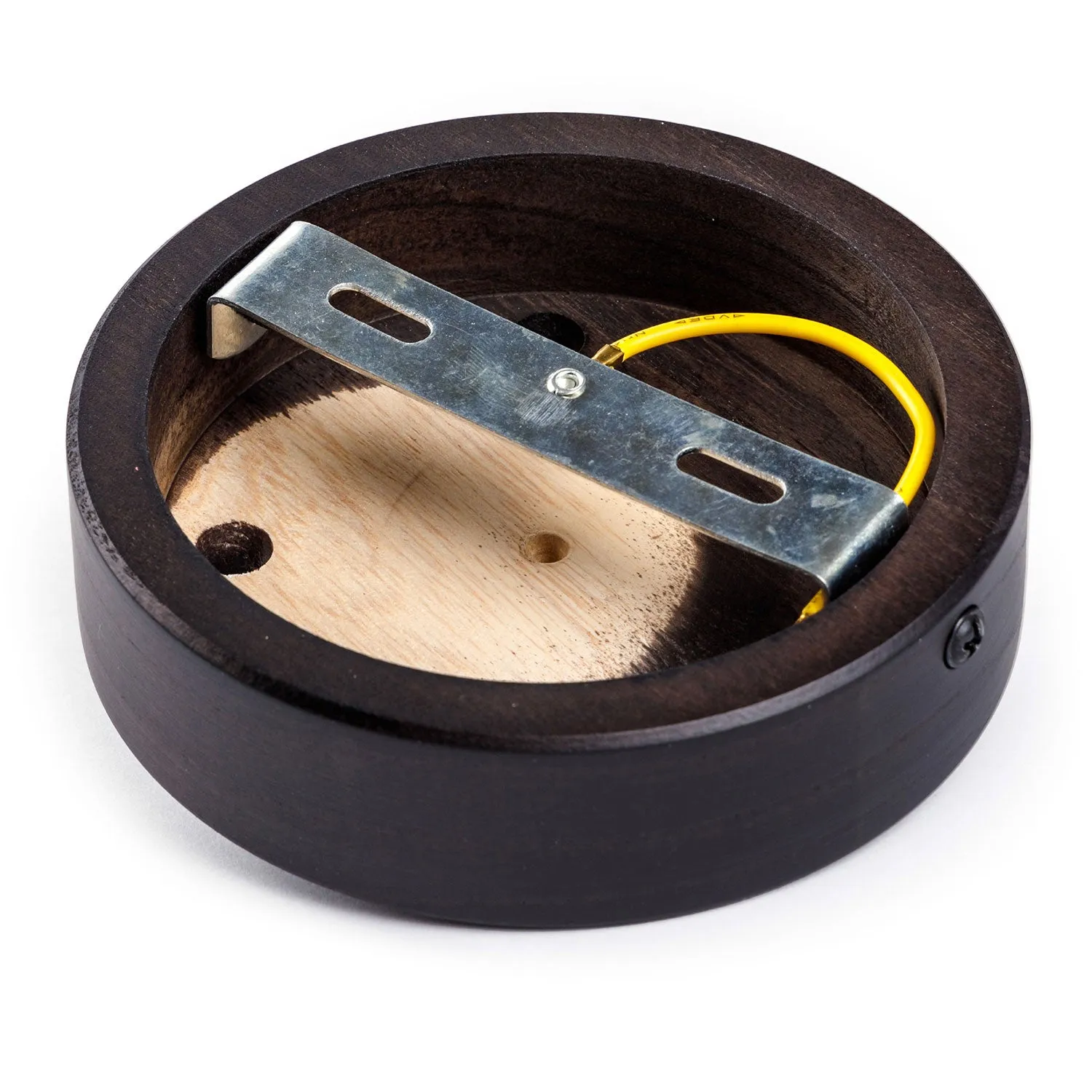Creative Cables rosone legno 4 fori wenge 120mm