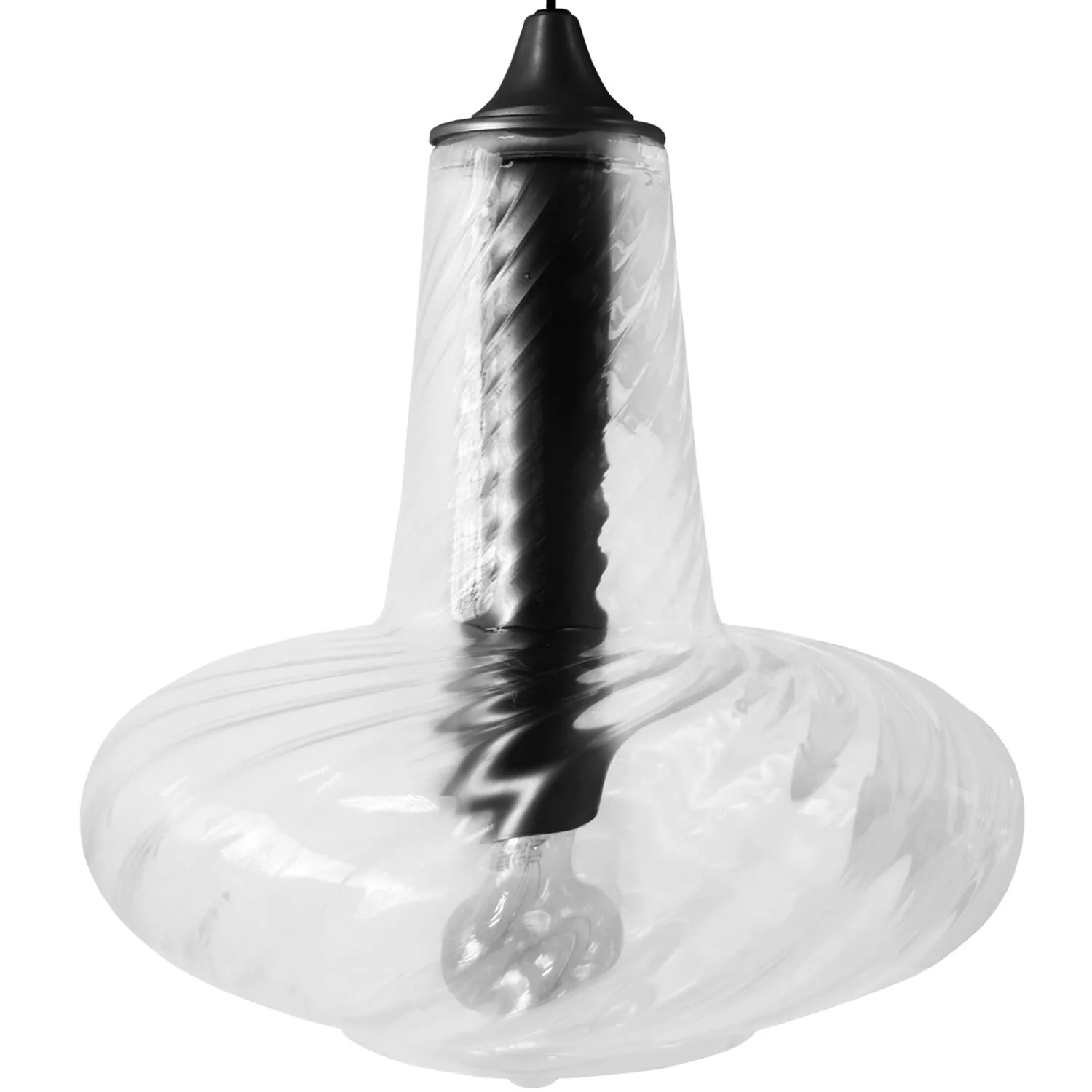 Tosel Veneza sospensione bronzo 30 cm vetro