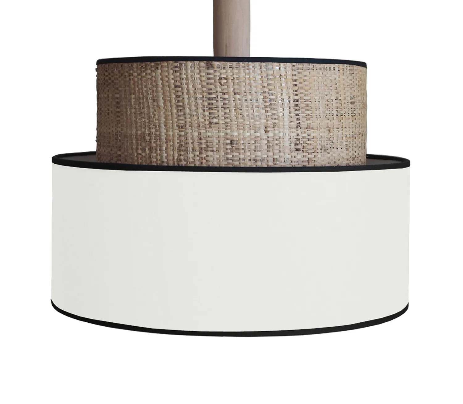 Tosel Luana 60 sospensione fibra 60x100cm naturale