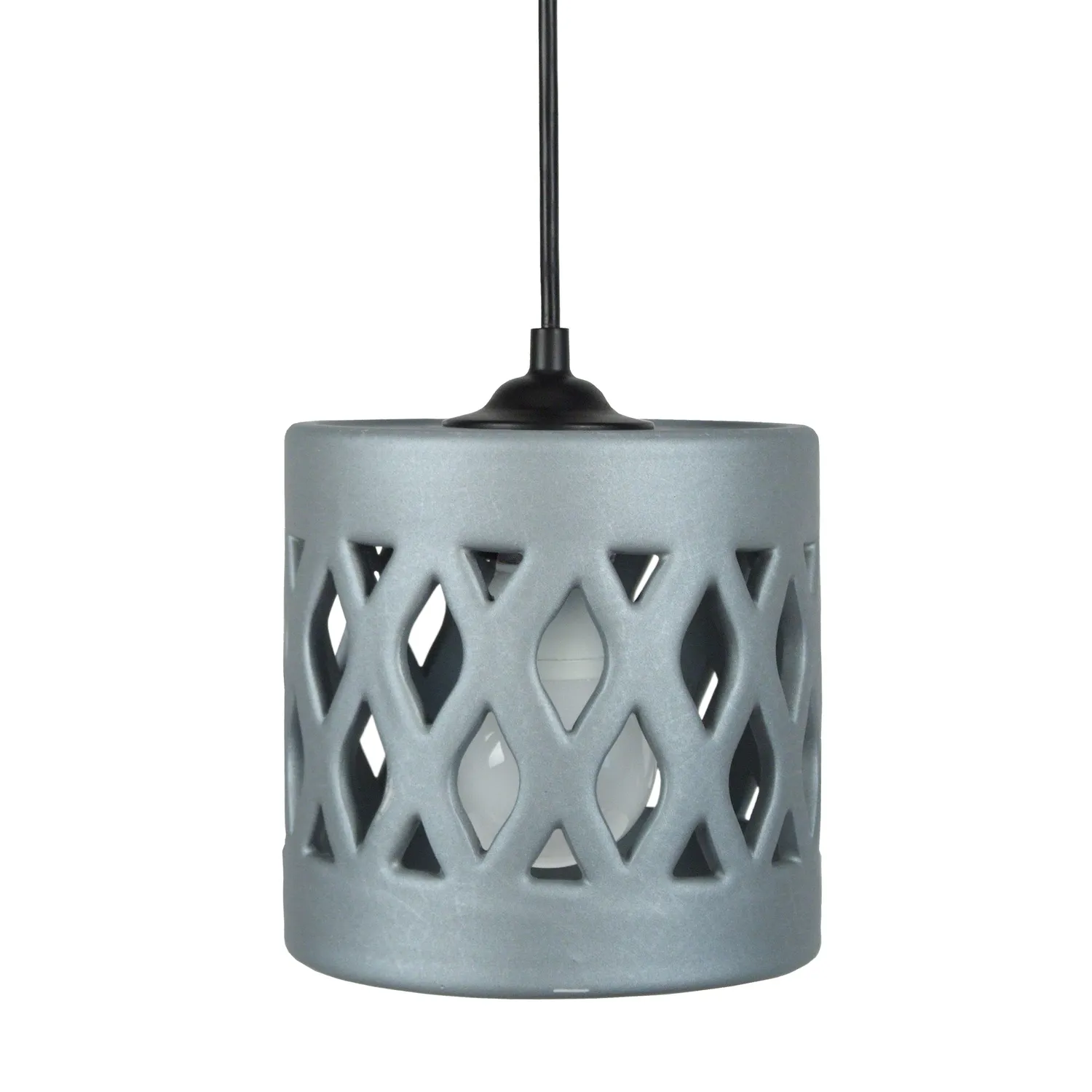 Tosel Covo sospensione ceramica bianca E27