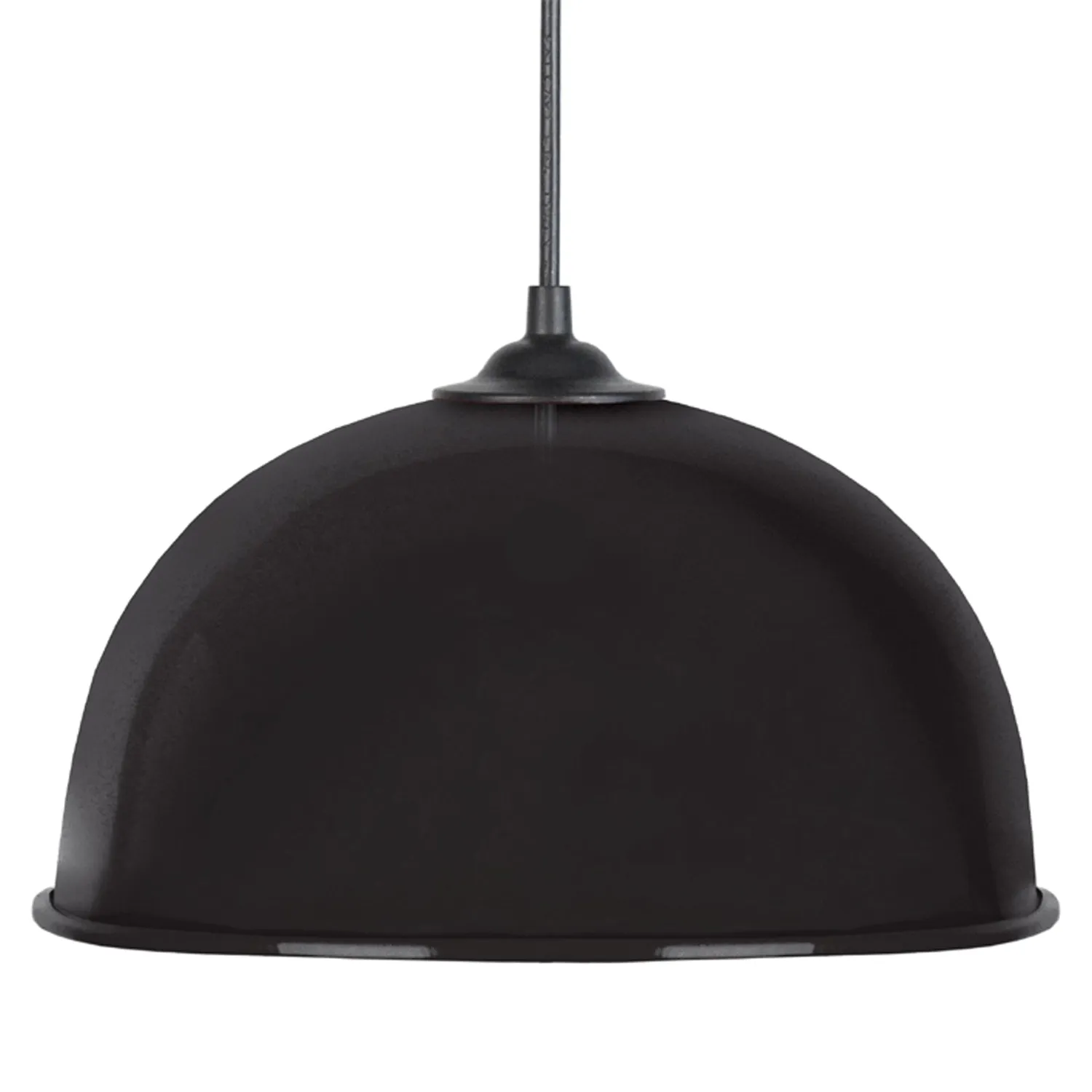 Tosel Half Ball sospensione 27 cm avorio soffitto basso