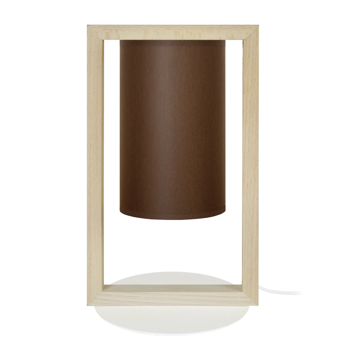 Tosel La Défense lampada tavolo 20x34cm naturale taupe
