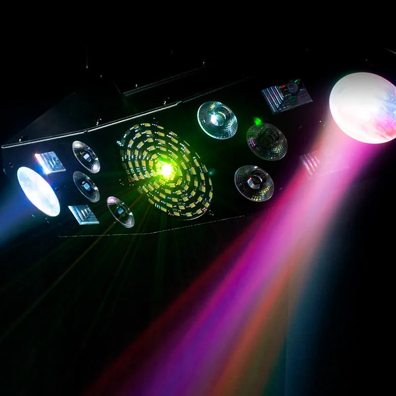 American DJ Furious Five RG effetto luce LED 5 in 1 rosso verde