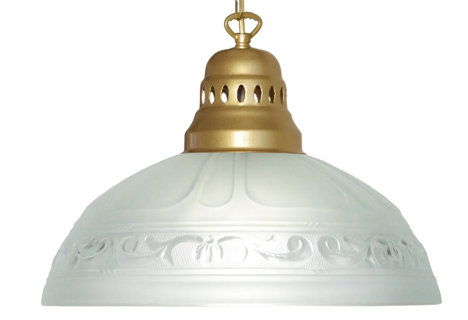 Tosel Classic sospensione vetro satinato 35x100 cm