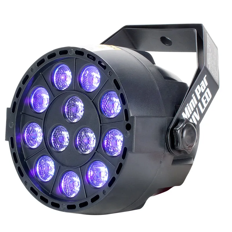 American DJ Mini Par UV LED faretto blacklight 12x1W
