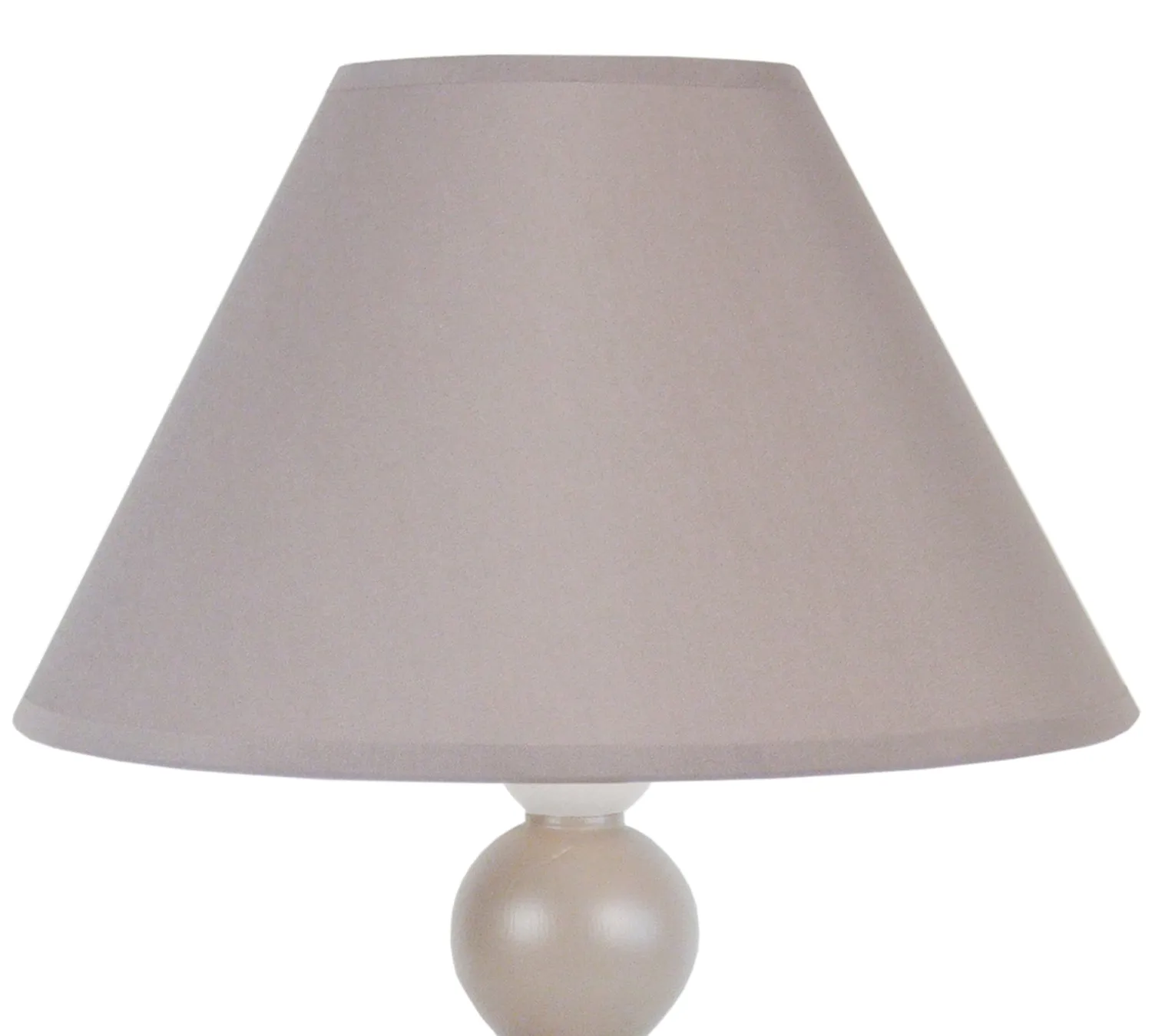 Tosel Dax lampada da tavolo colonna crema 25x44cm