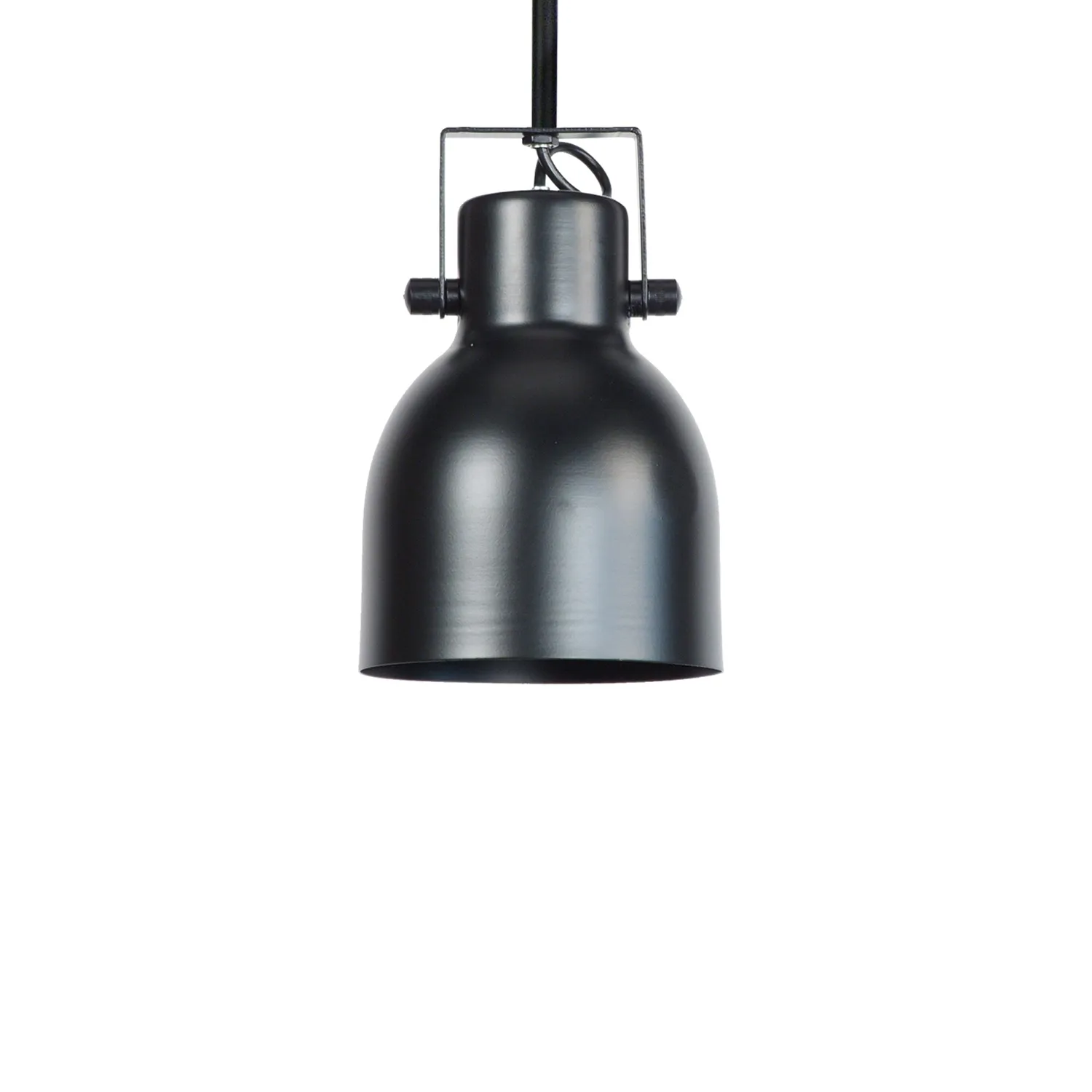 Tosel Carlson B Lampadario a Barra Nero 60x80cm