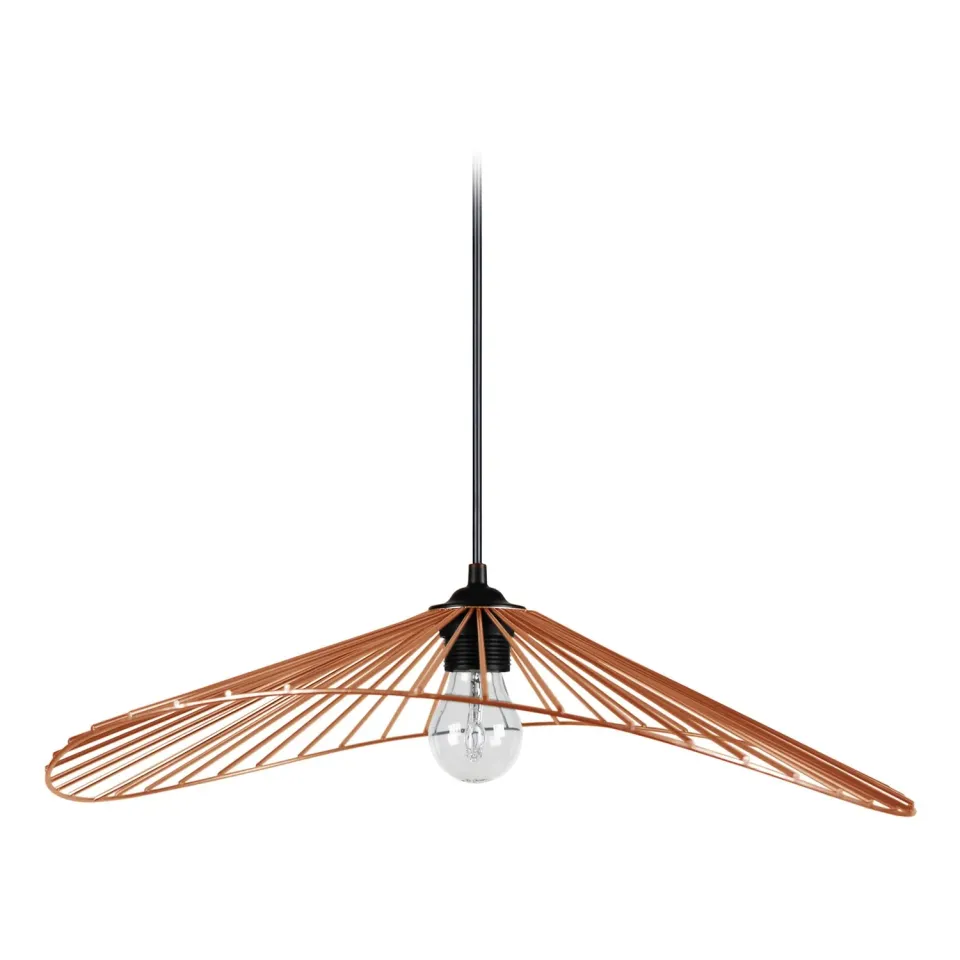Tosel Lady sospensione bianca D44 cm metallo fili