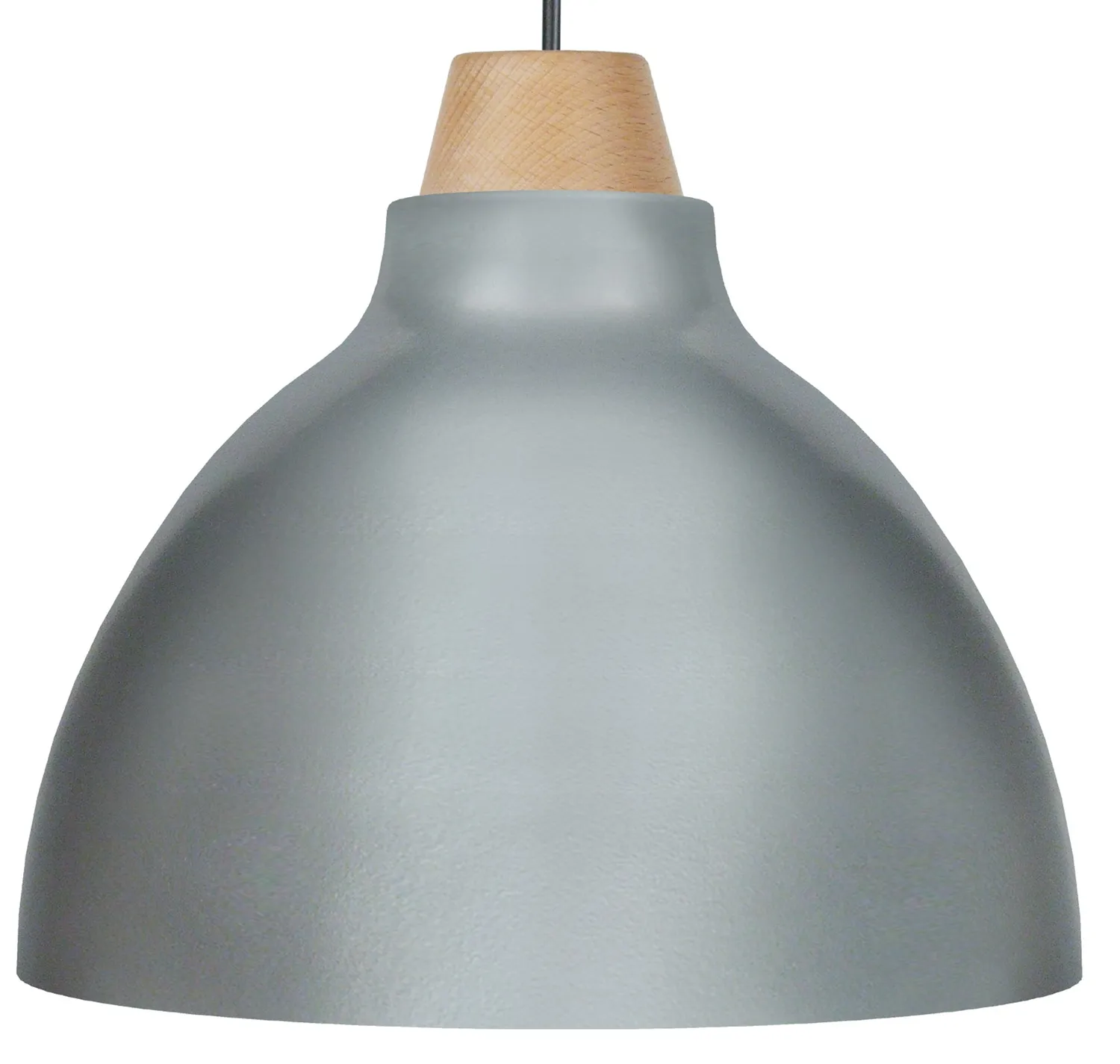 Tosel Camilla sospensione campana nera 24 cm