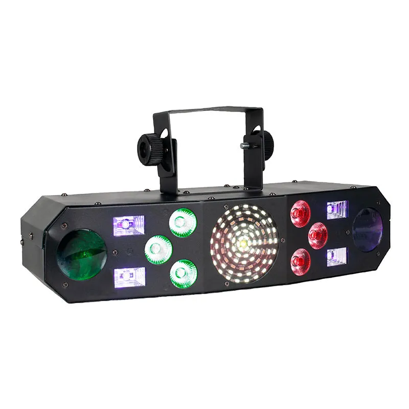 American DJ Furious Five RG effetto luce LED 5 in 1 rosso verde