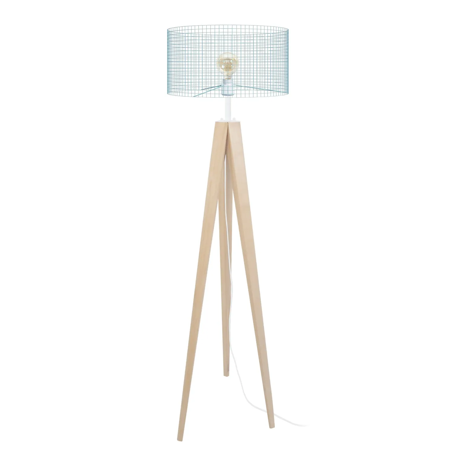 Tosel Noiron piantana 45x160cm legno E27