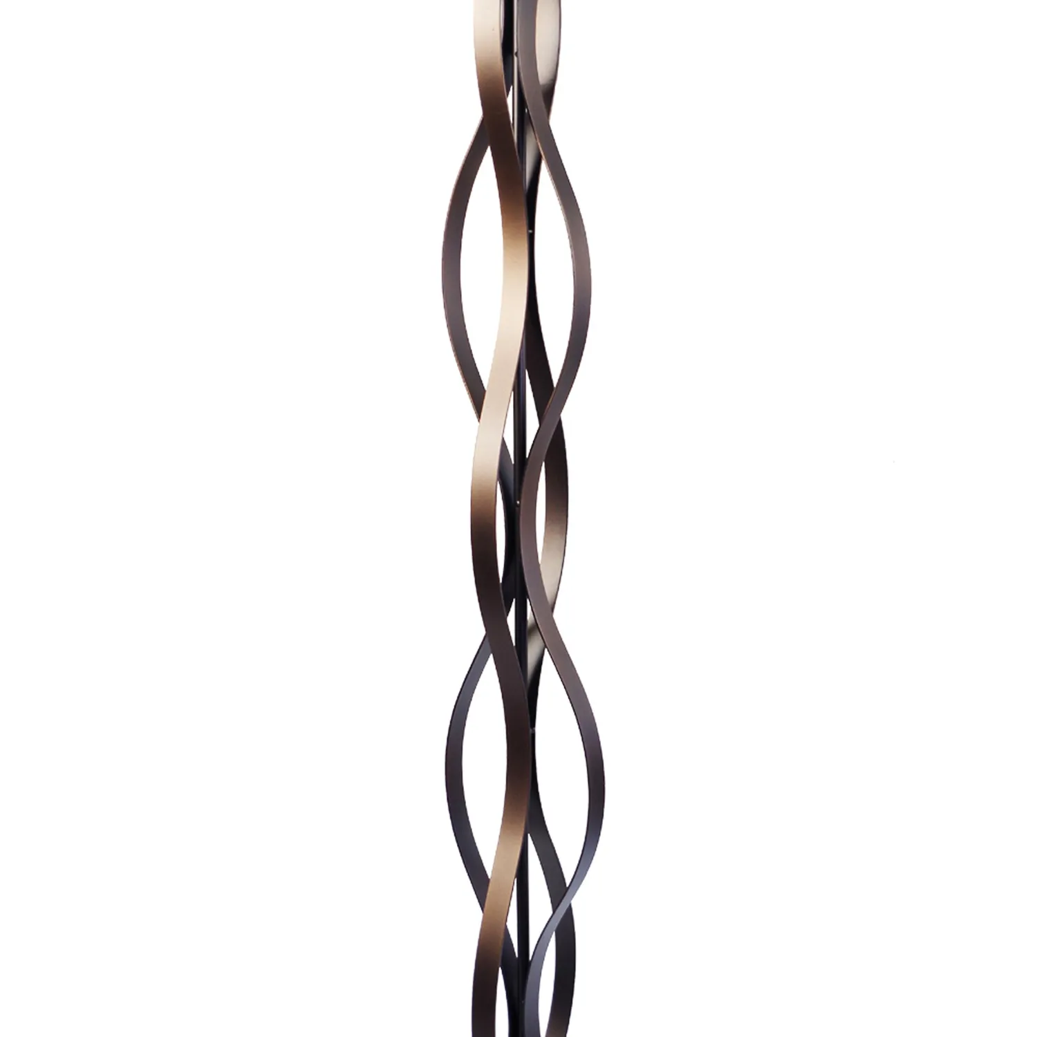 Tosel Ondas piantana nera 45x170 colonna metallo