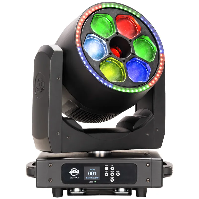 American DJ Vizi FX7 testa mobile beam wash 4 effetti