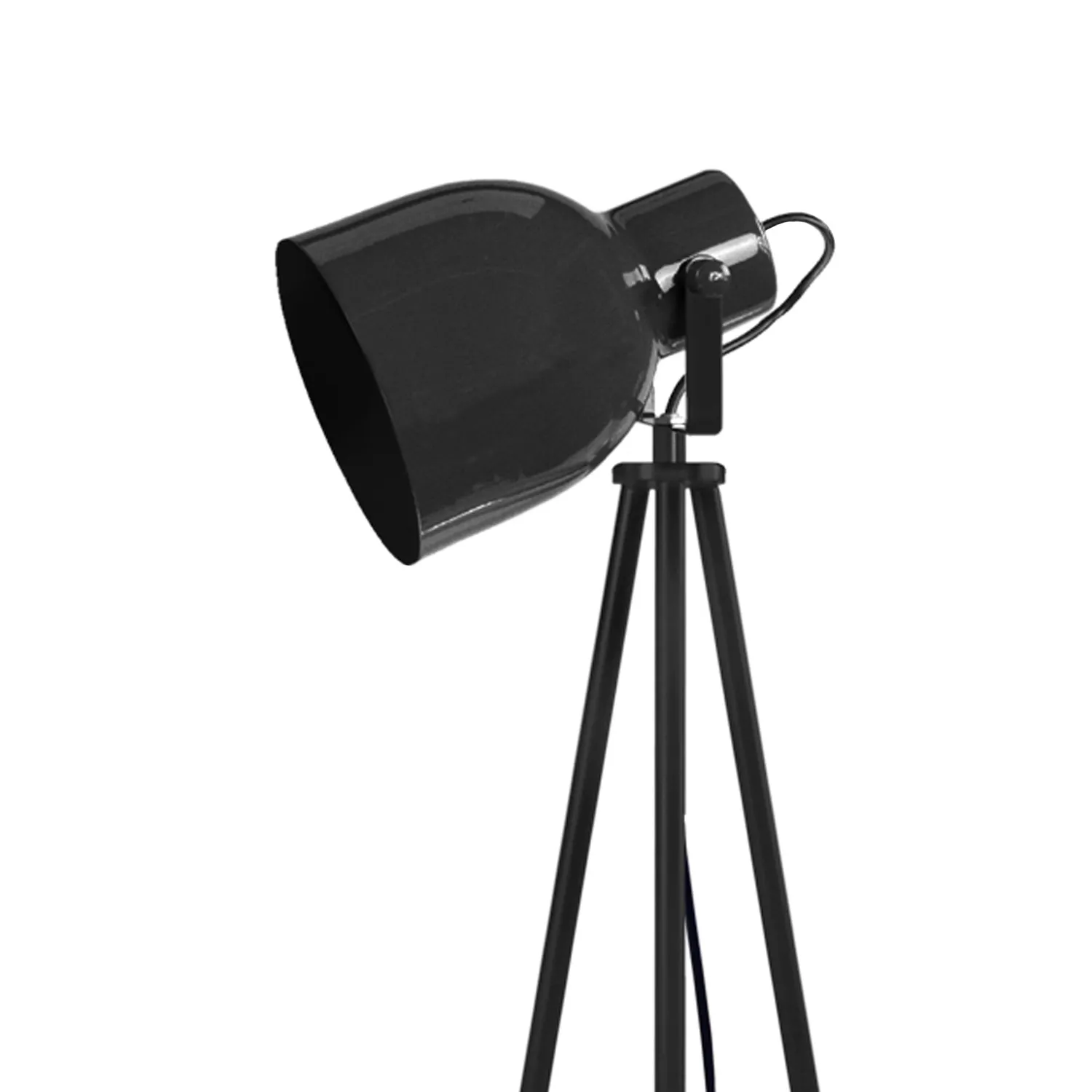 Tosel Carlson piantana treppiede avorio 155cm E27 metallo