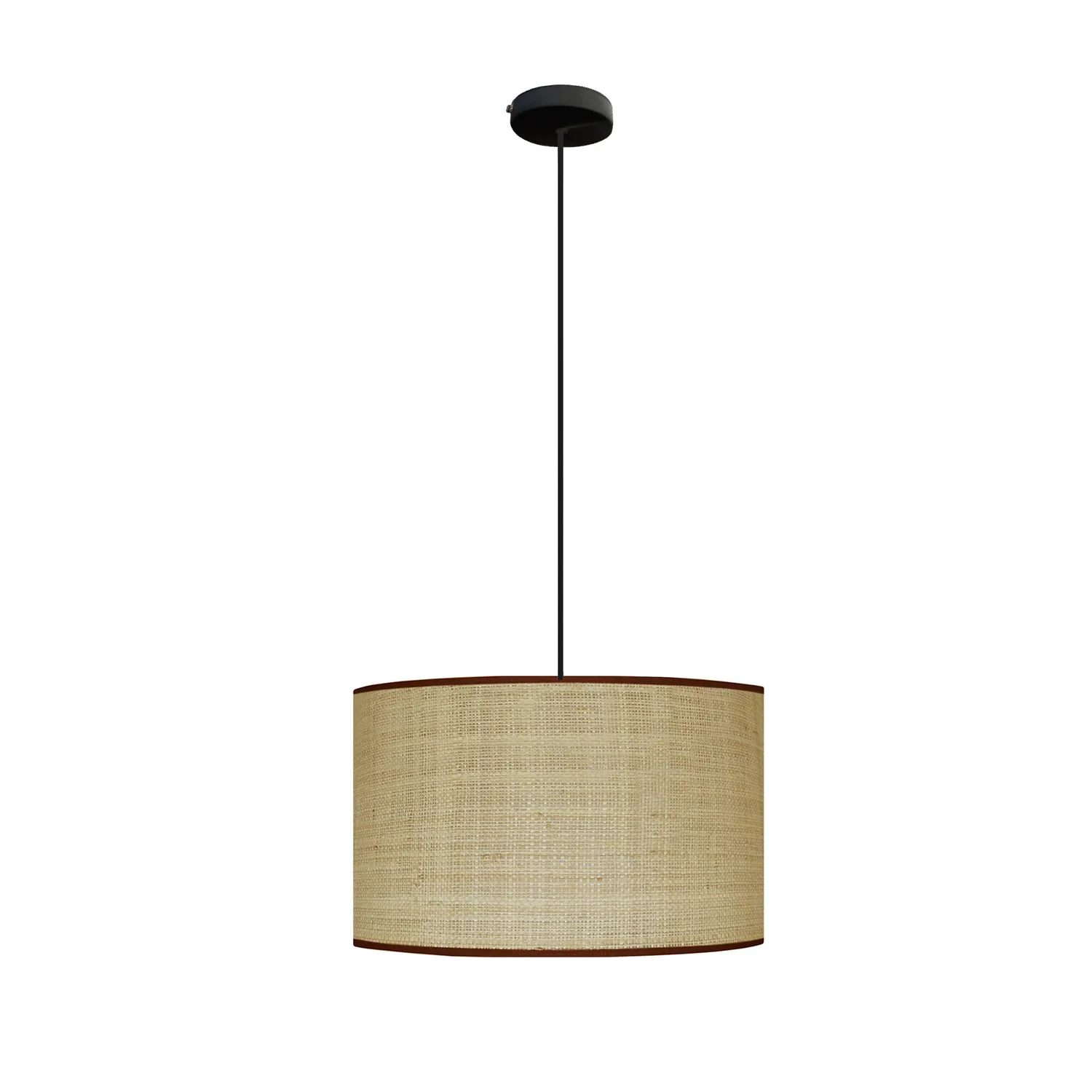Tosel Goa sospensione tessuto marrone 40x100 cm