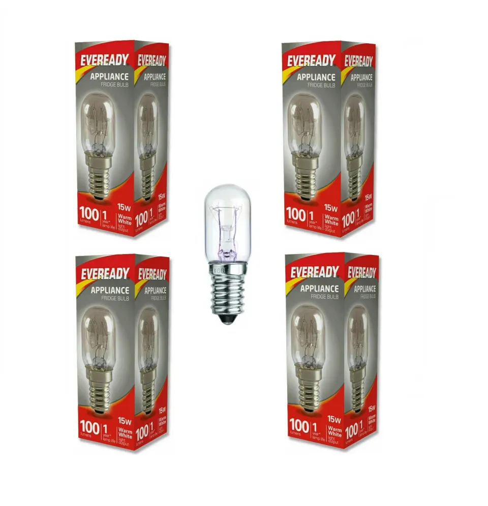 Eveready lampadina frigo E14 15W 4 pezzi bianco caldo