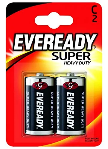 Eveready Silver pila C zinco-carbone 1,5V 2 pezzi