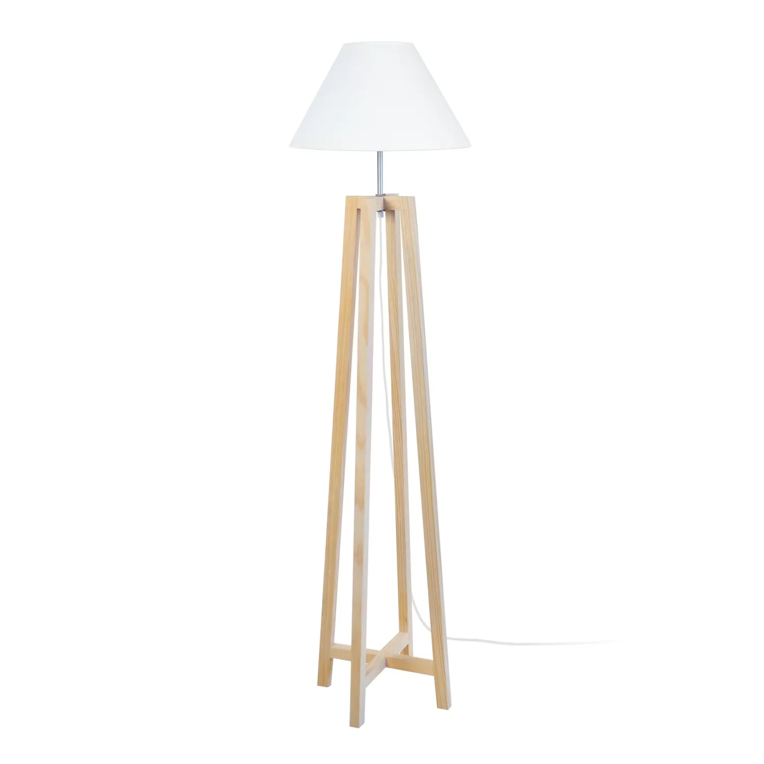 Tosel Kalmar piantana naturale-bianca 40x155 cm legno
