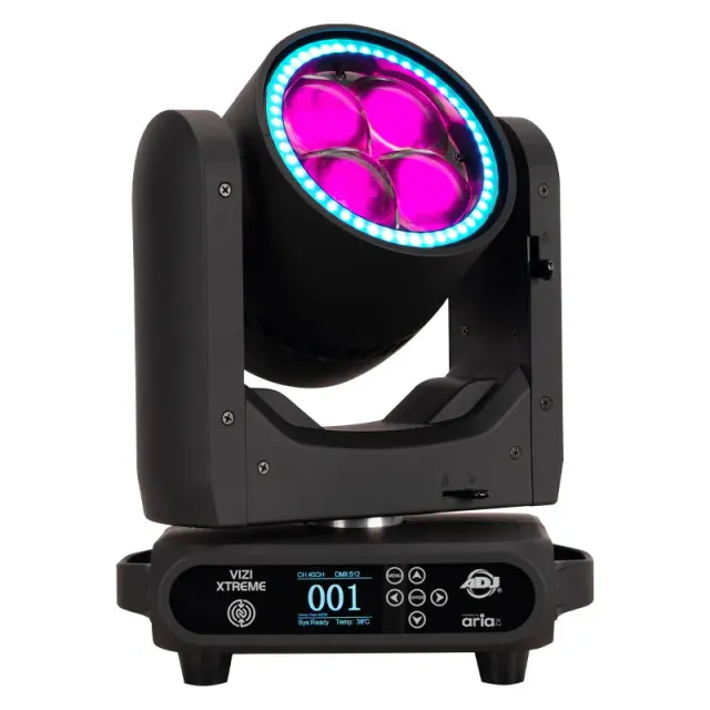 American DJ Vizi Xtreme testa mobile beam wash