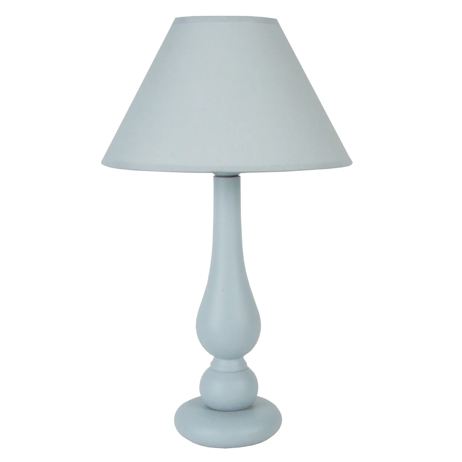 Tosel Calais lampada da tavolo bianca legno 30x42 cm