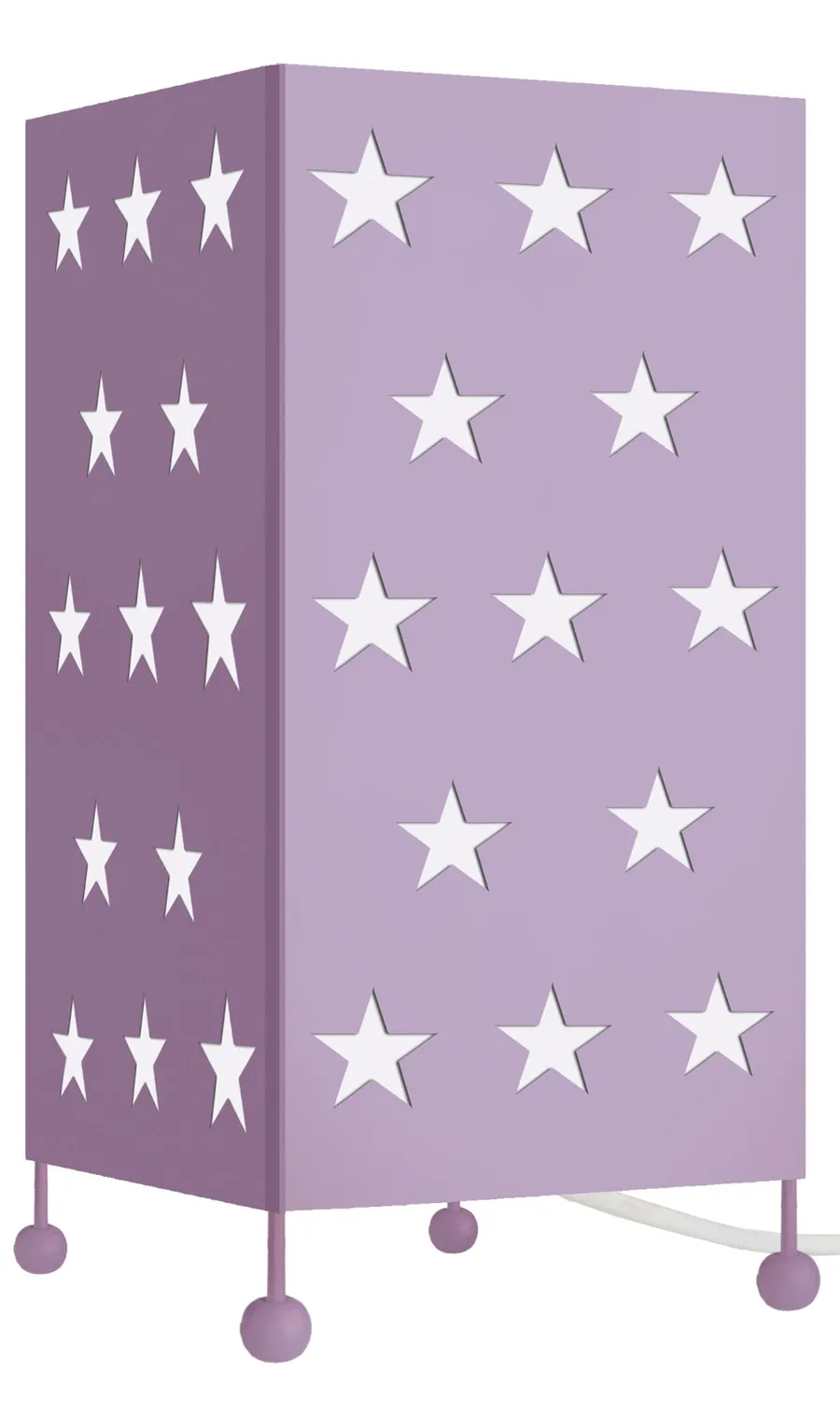 Tosel Etoiles lampada tavolo 14x27 cm rossa metallo