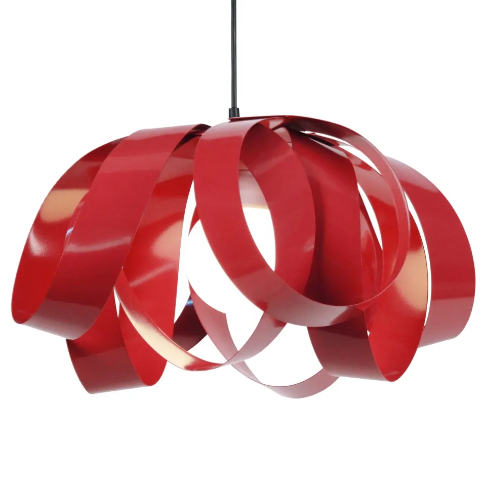 Tosel Evora lampada a sospensione metallo 40 cm nera