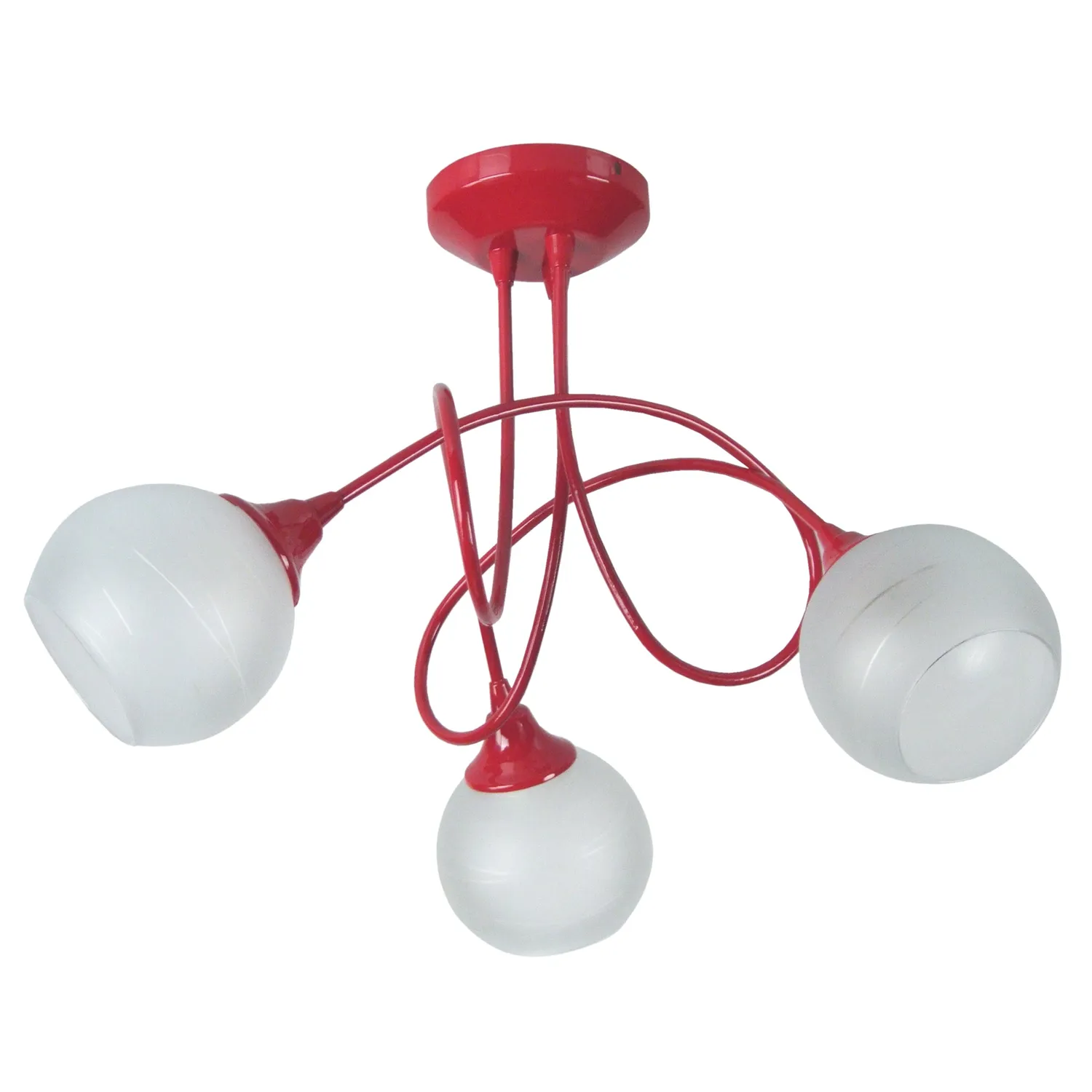 Tosel Actuelle lampadario 48 cm avorio 3xG9