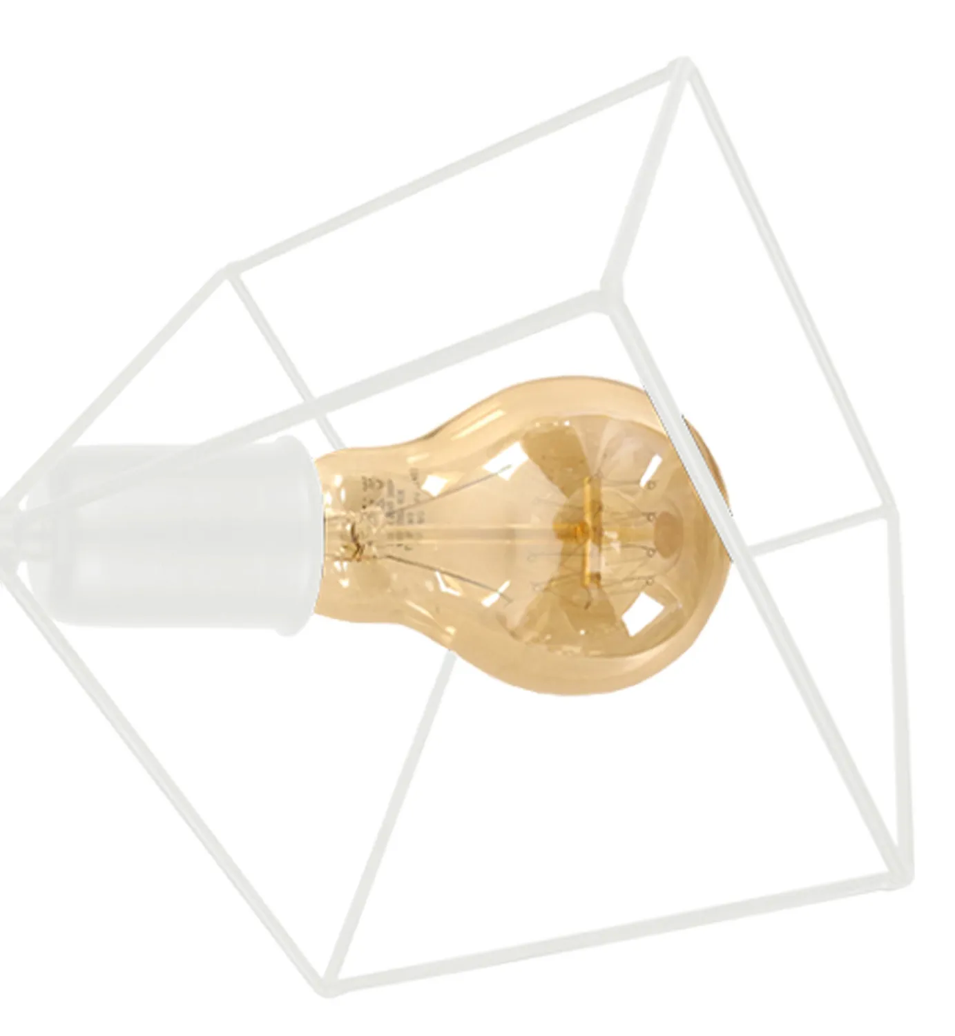 Tosel Square applique bronzo 35x37 cm filo metallo