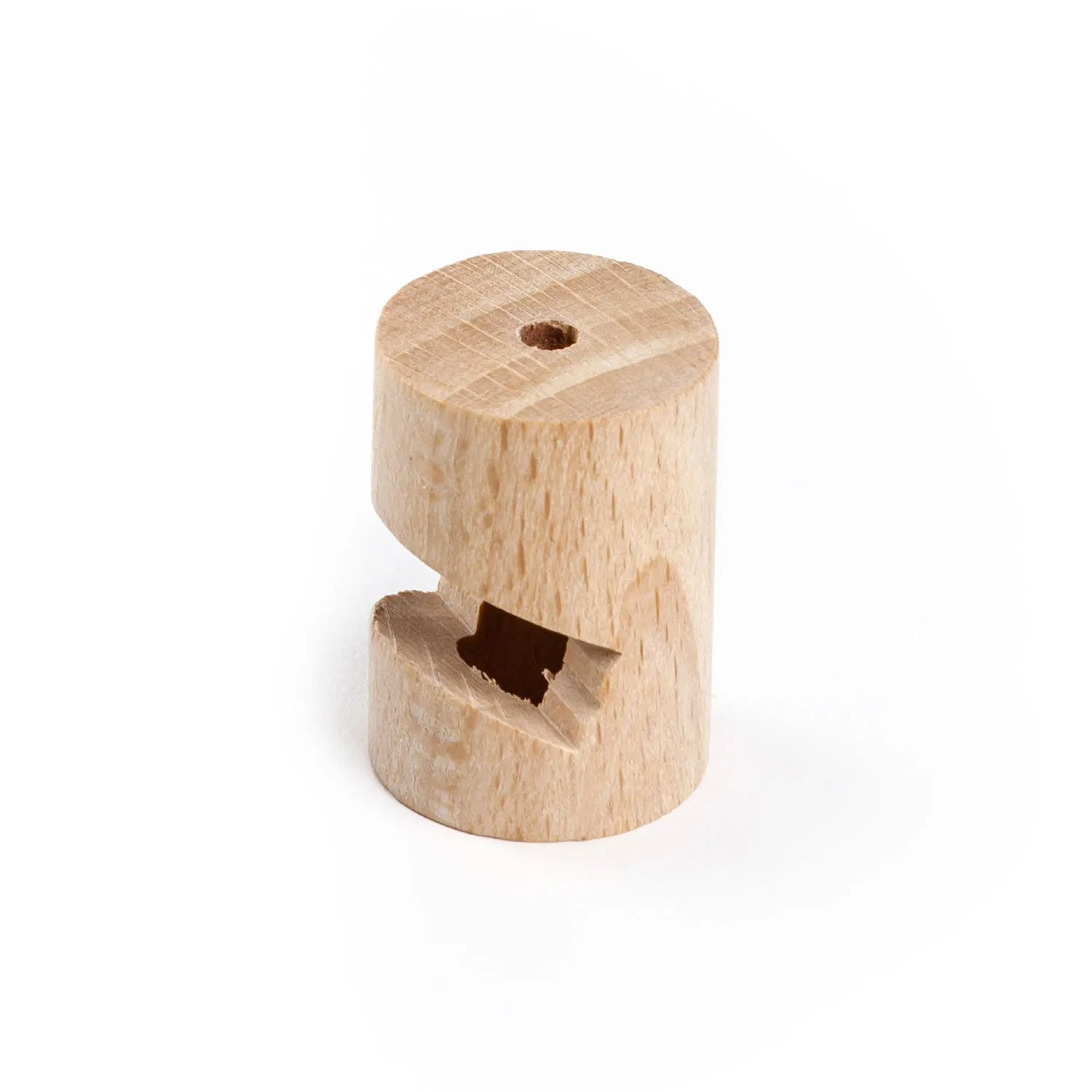 Creative Cables Gancio a V Legno Neutro per Cavo Tessuto