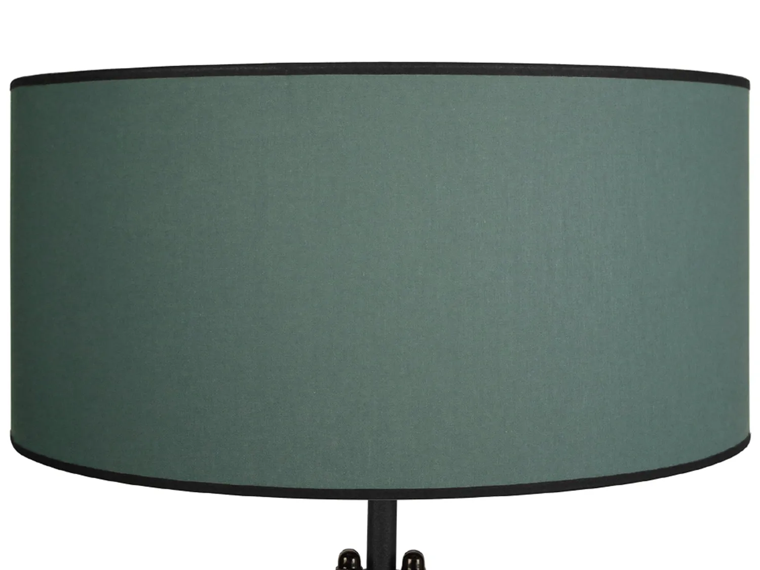 Tosel Cashemire lampada tavolo treppiede 30x51cm verde petrolio
