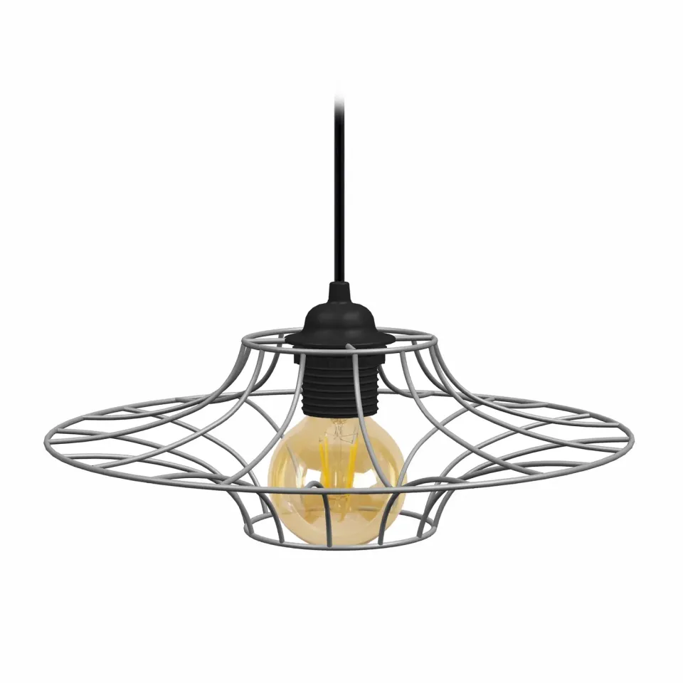 Tosel Ufo Sospensione Metallo Bianca 30x100 cm E27