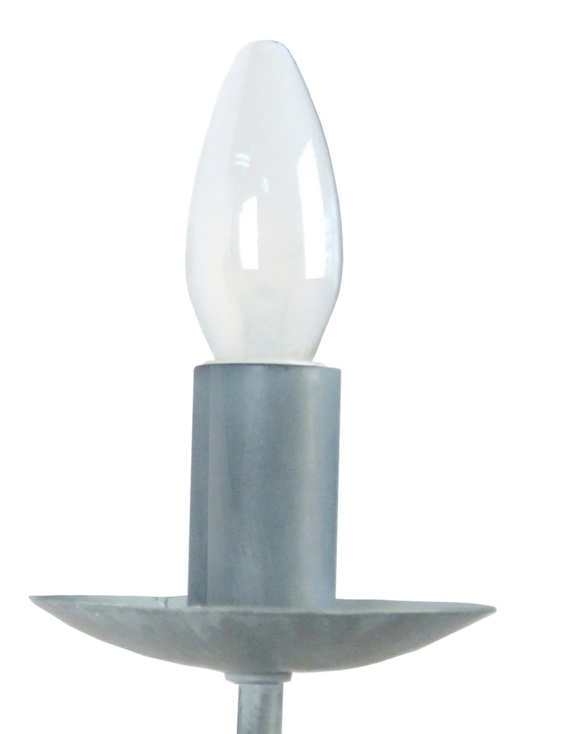 Tosel Provenzale applique 31x29cm grigio metallo