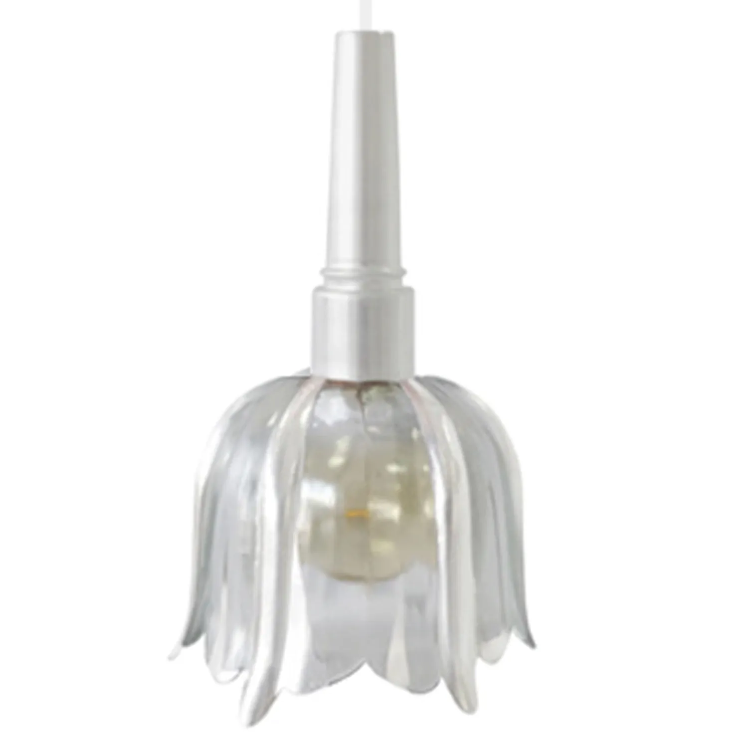 Tosel Caribi lampadario 40 cm nero 5 luci vetro