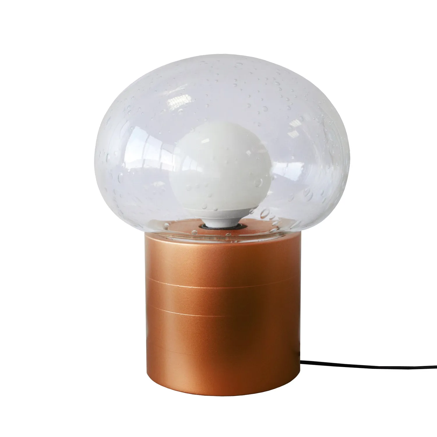 Tosel Paris lampada da comodino vetro bianco 24cm E27