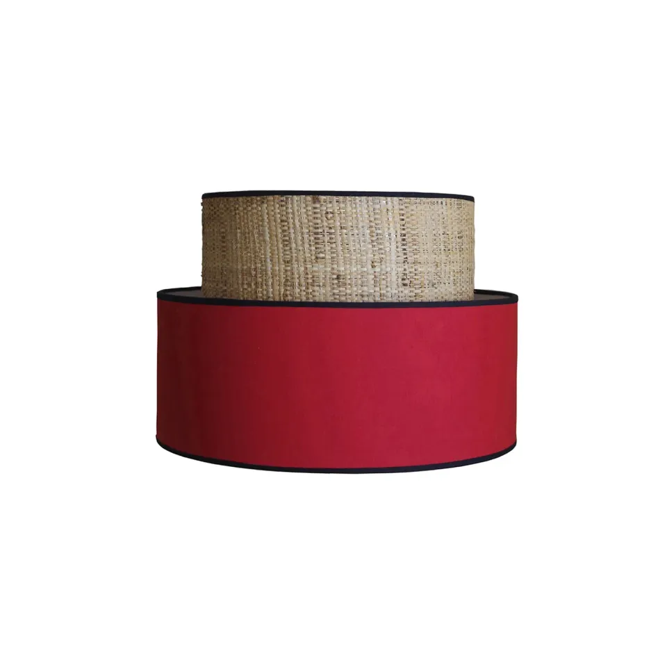 Tosel Luana paralume tessuto naturale 60 cm E27