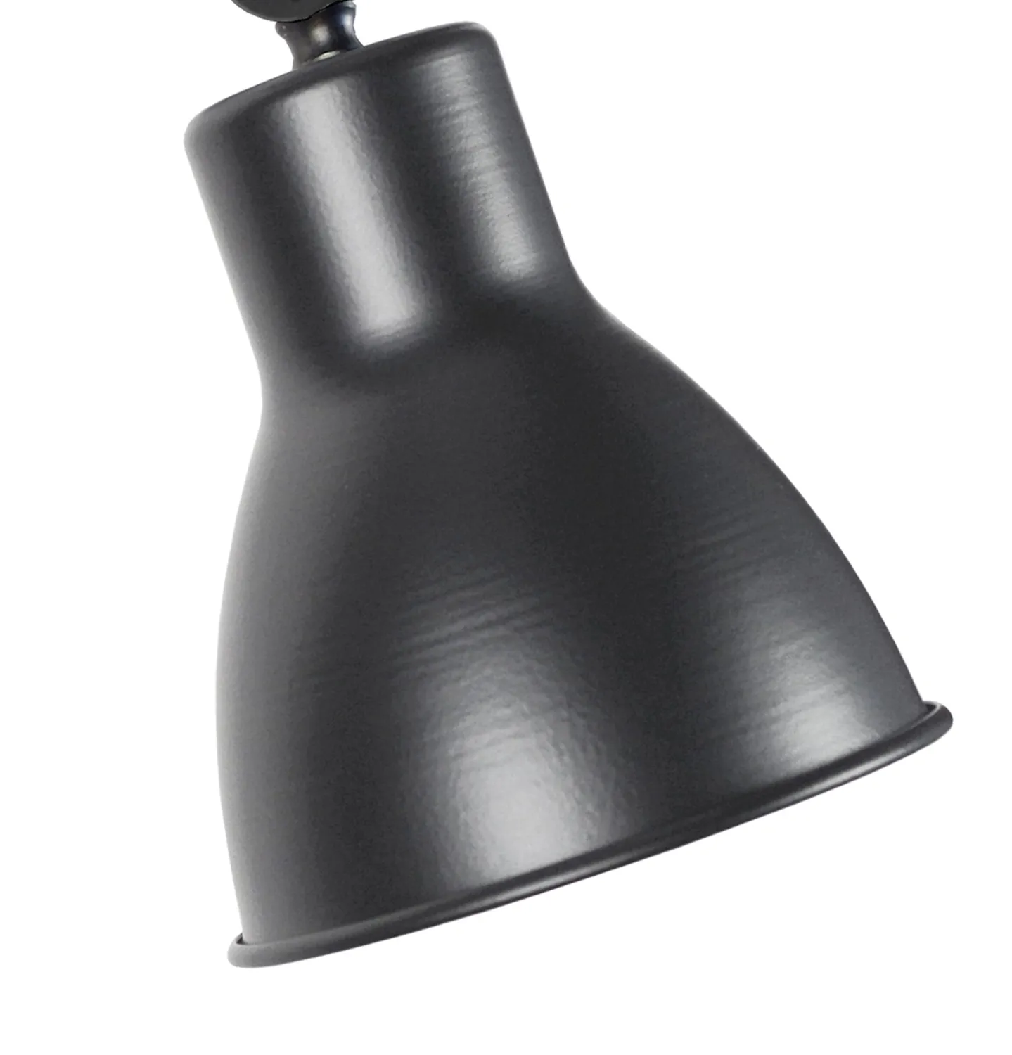 Tosel Watford Applique Snodata Metallo Nero E27