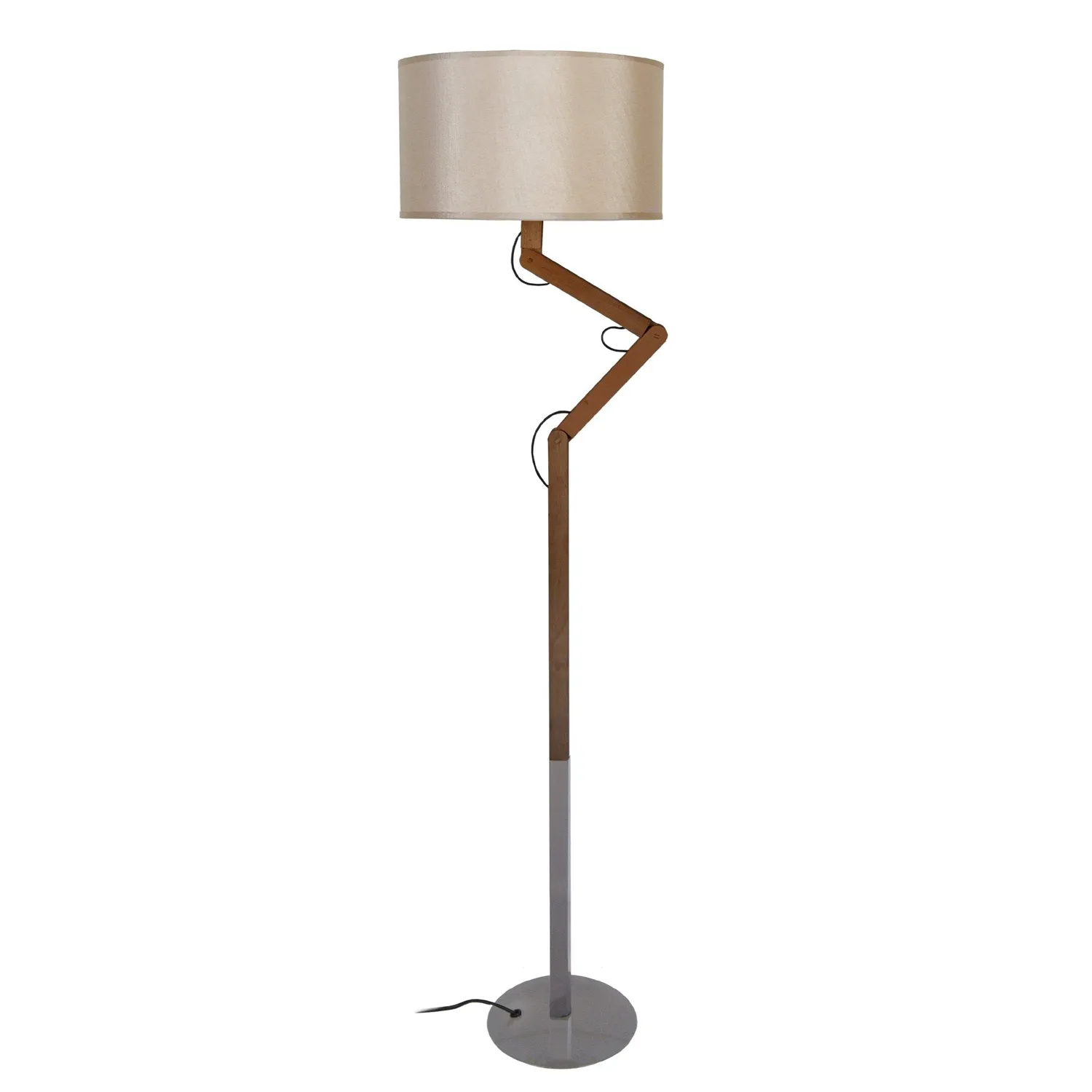 Tosel Geri Piantana Snodata Nera 40x170 cm E27