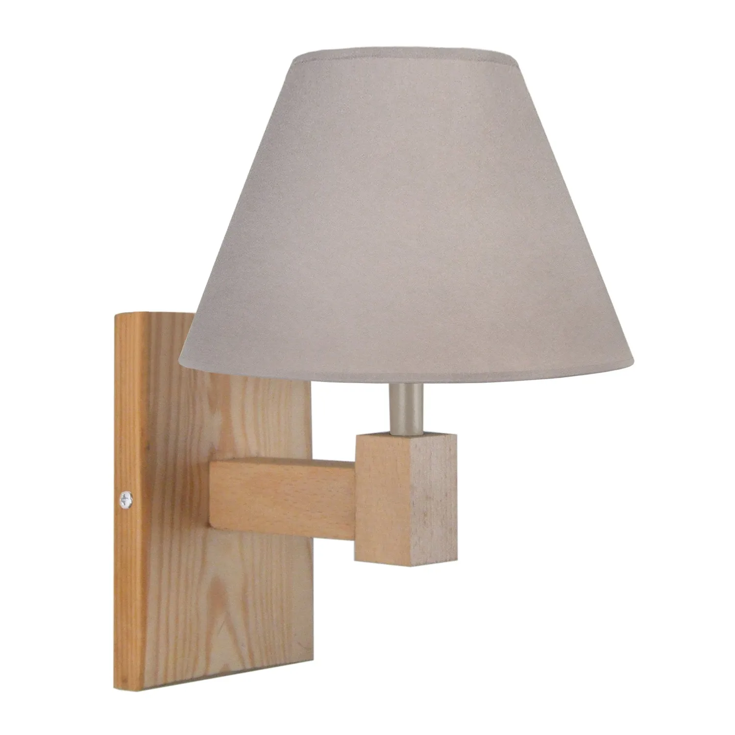 Tosel Hod applique da parete naturale-bianco E14 legno