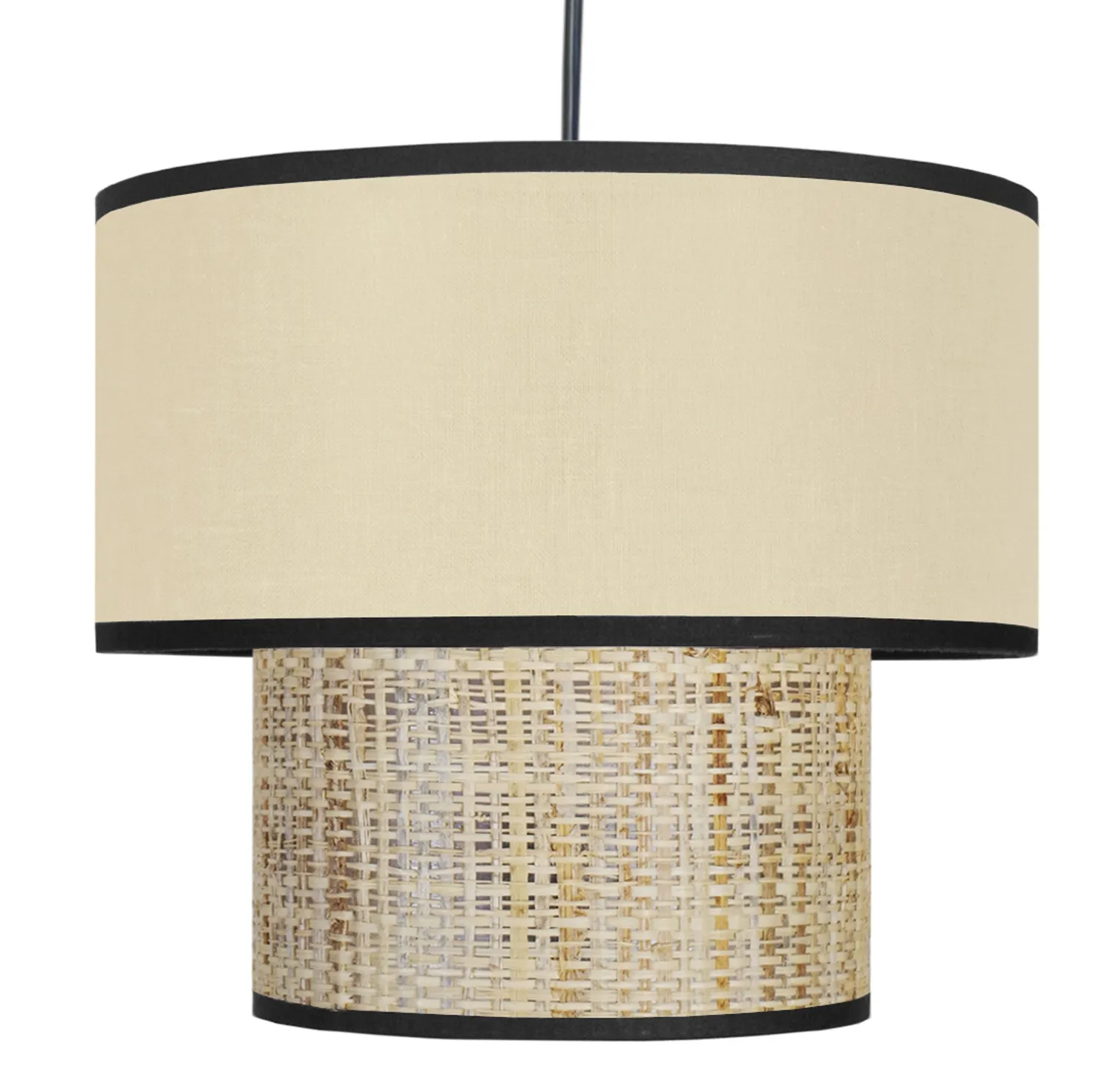 Tosel Cochin P applique legno braccio naturale verde 30x40cm