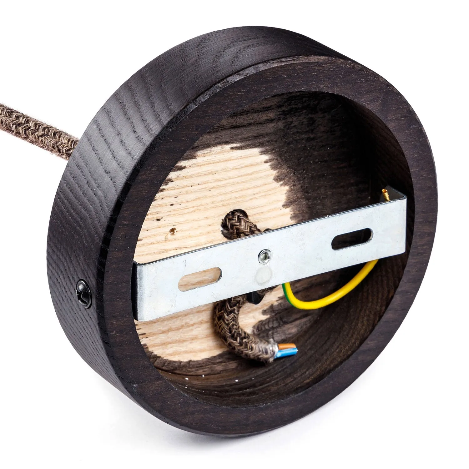 Creative Cables Rosone Legno Soffitto Effetto Wenge