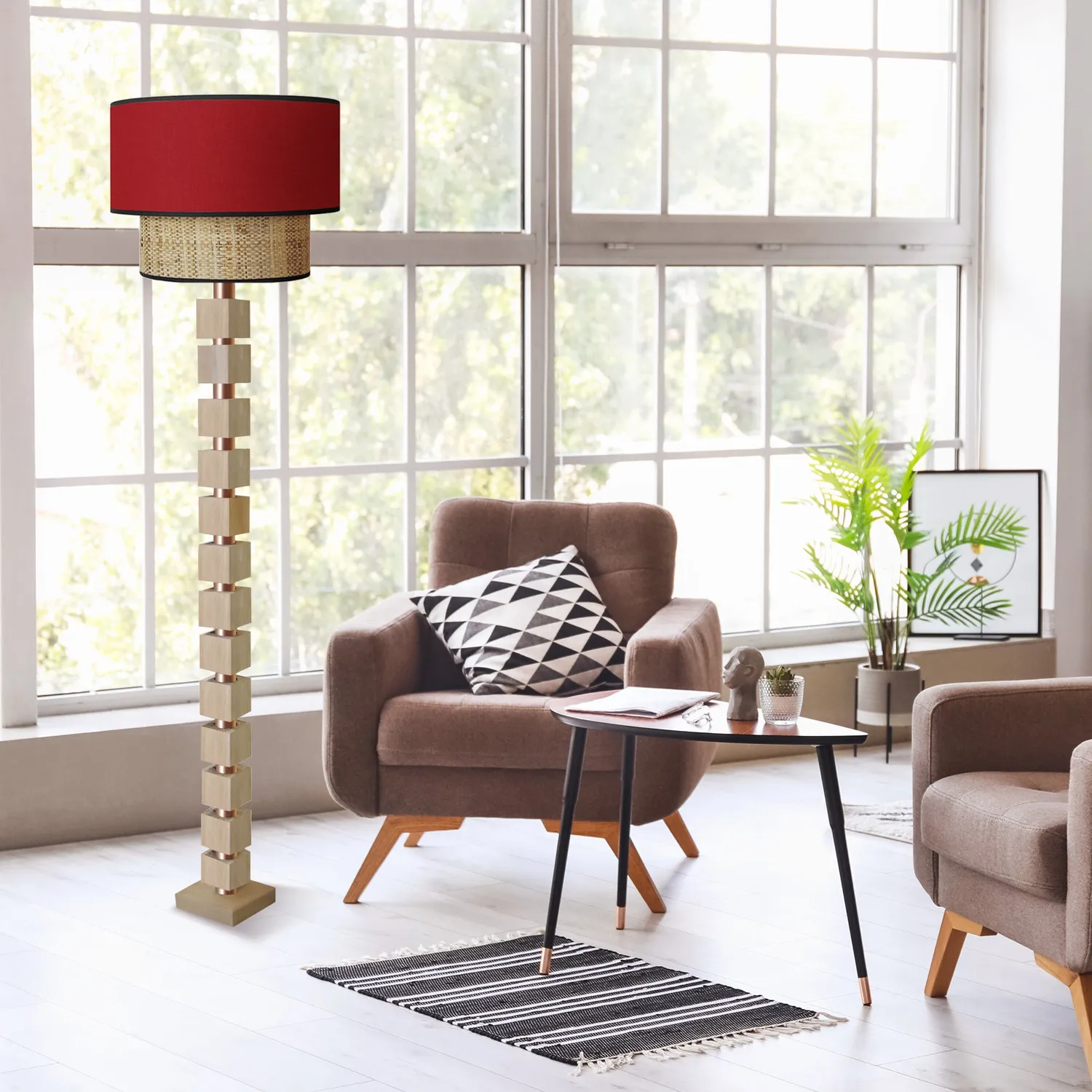 Tosel Siracusa Colonna piantana 165cm beige