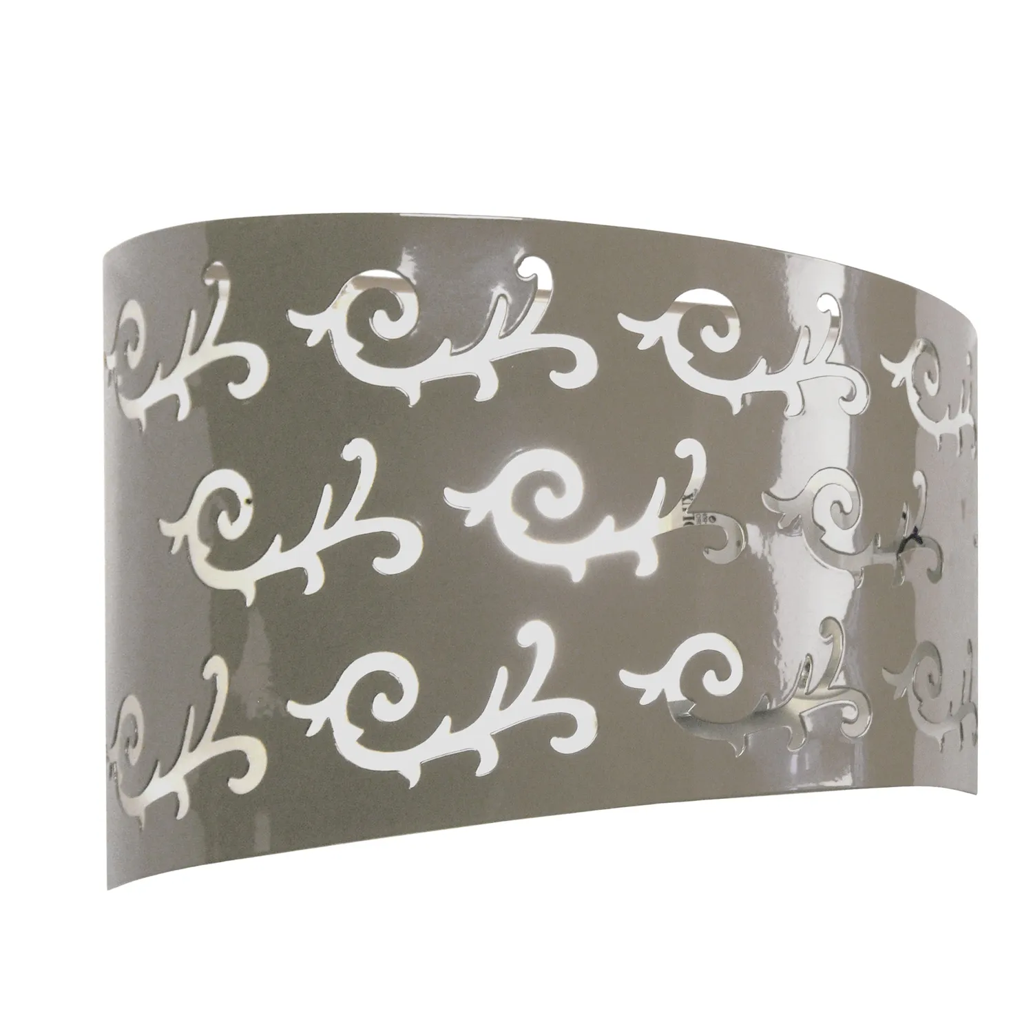 Tosel Lys applique parete metallo nero su giu