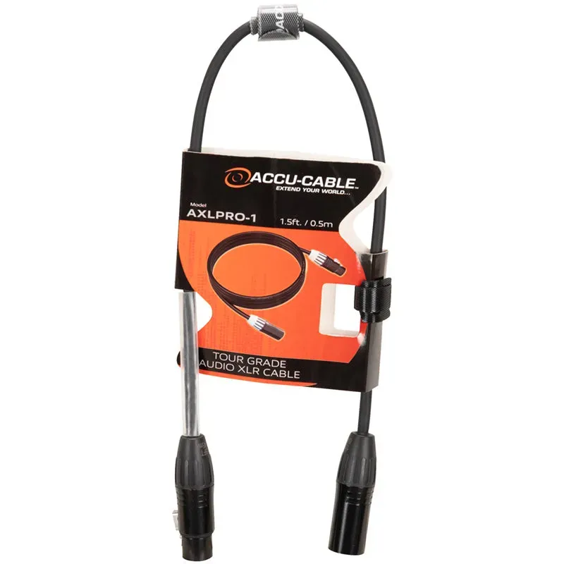 American DJ Accu Cable AXLPRO-1 cavo XLR 0,5 m