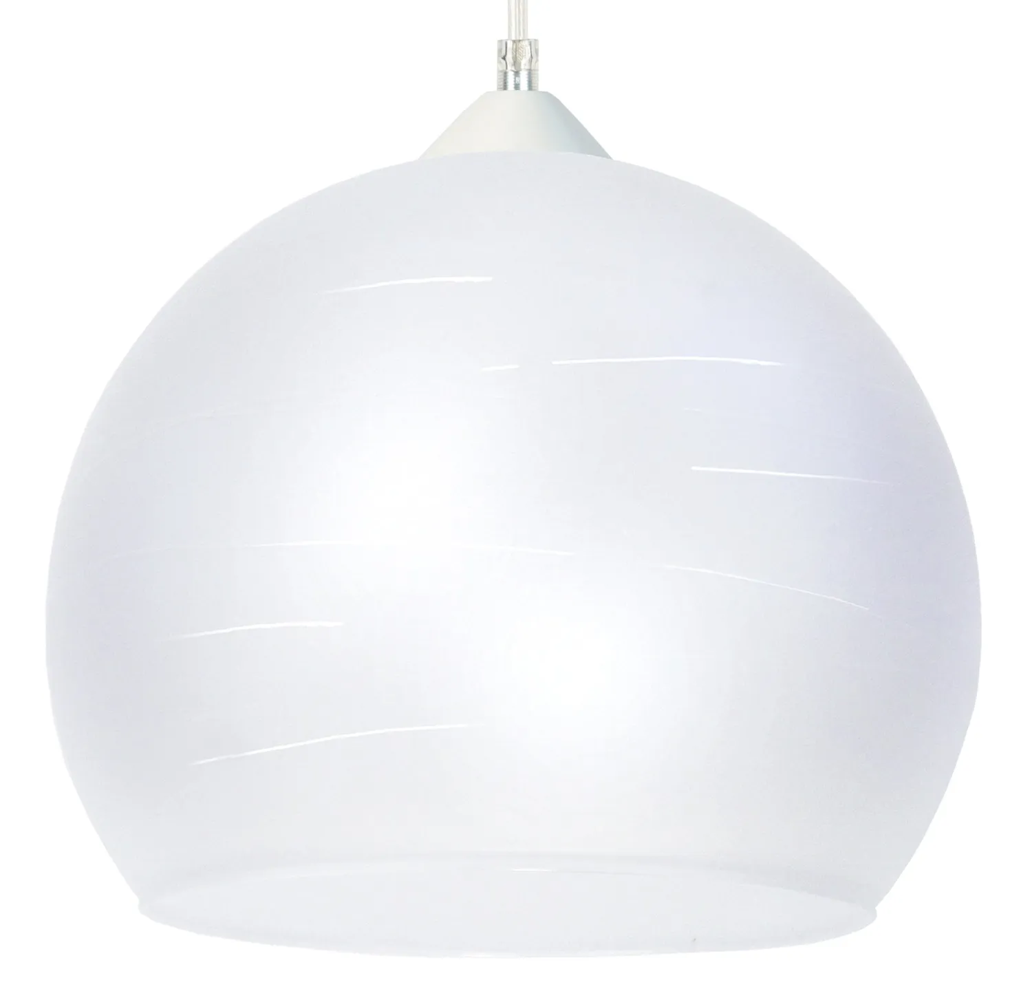 Tosel Actuelle A sospensione globo vetro nero 30x100 cm