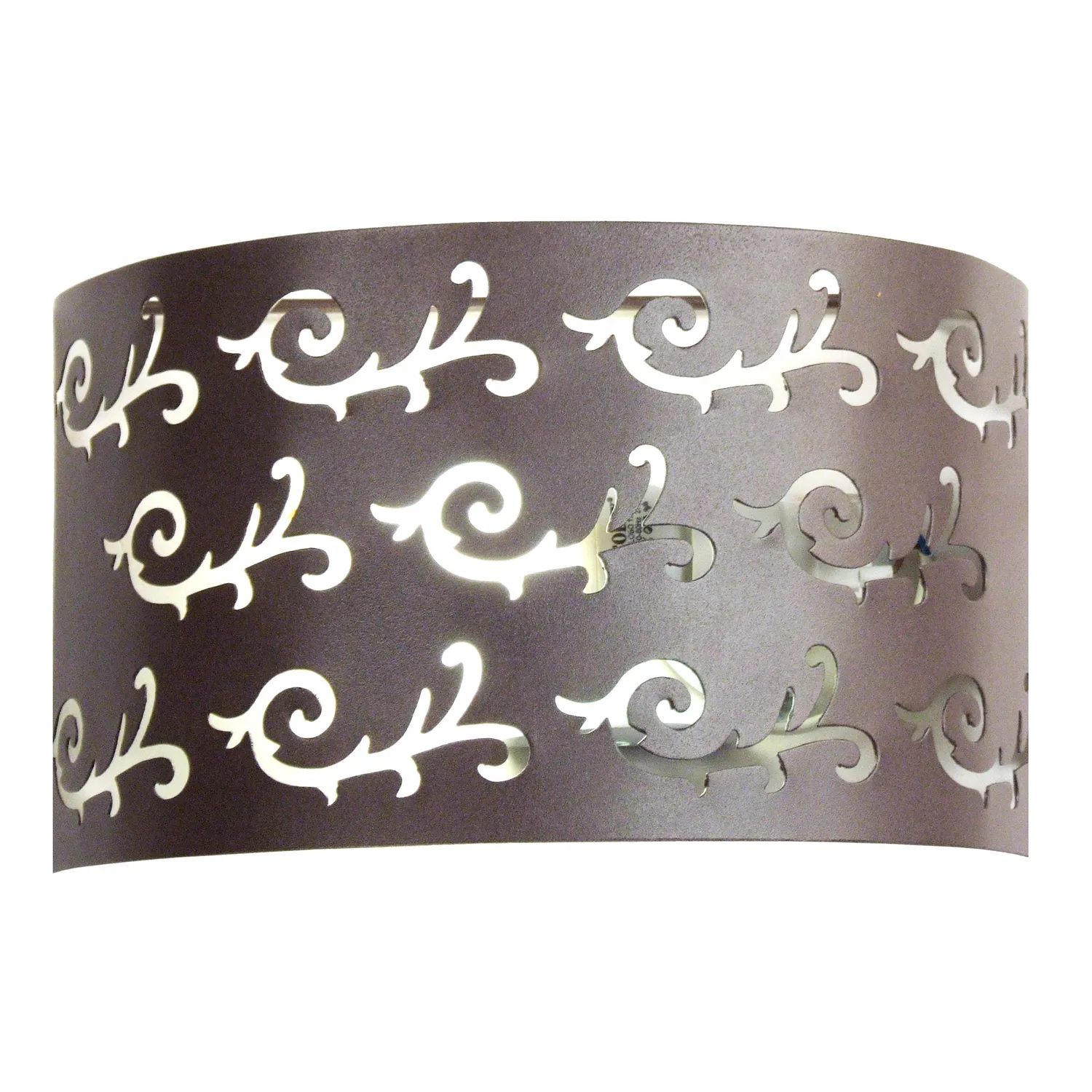 Tosel Lys applique parete metallo nero su giu