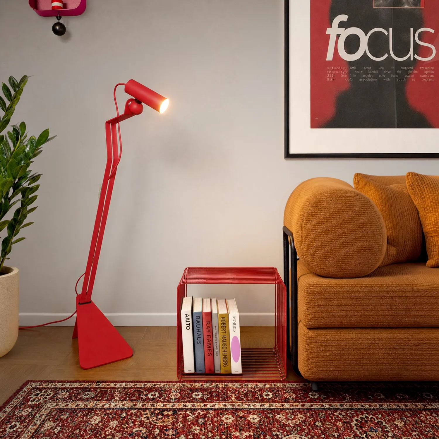 Creative Cables Mario Tubo lampada terra rossa GU10